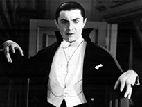 Actor Bela Lugosi as Dracula